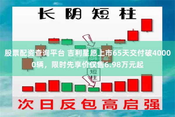 股票配资查询平台 吉利星愿上市65天交付破40000辆，限时先享价仅售6.98万元起