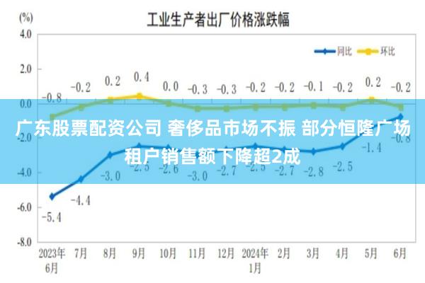 广东股票配资公司 奢侈品市场不振 部分恒隆广场租户销售额下降超2成