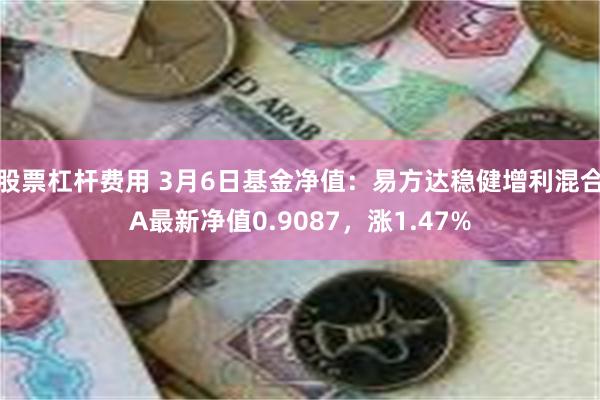 股票杠杆费用 3月6日基金净值：易方达稳健增利混合A最新净值0.9087，涨1.47%